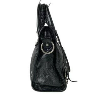 Balenciaga Le City Handbag Black Leather